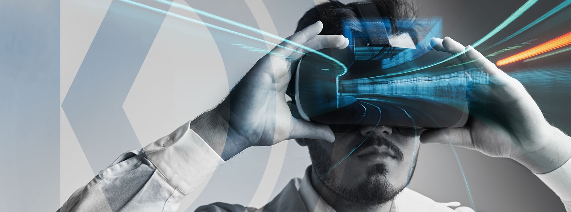 Virtual reality technology in innovative transportation solutions.