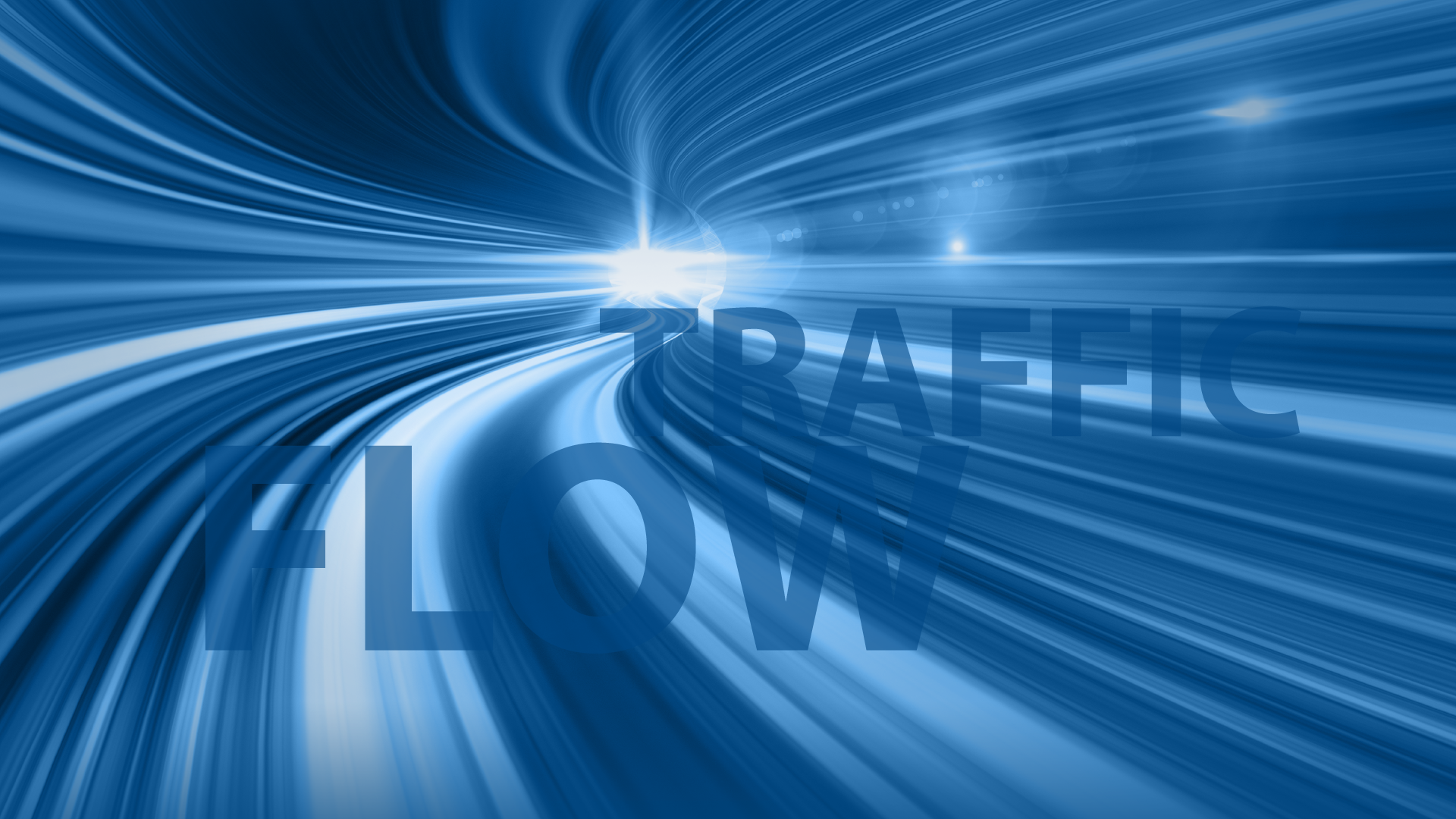 Abstract image illustrating dynamic traffic flow concept.